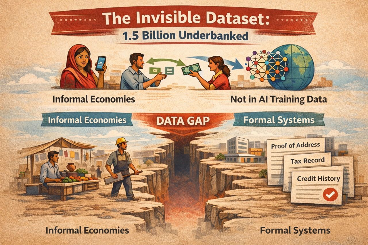 AI training data and the unbanked