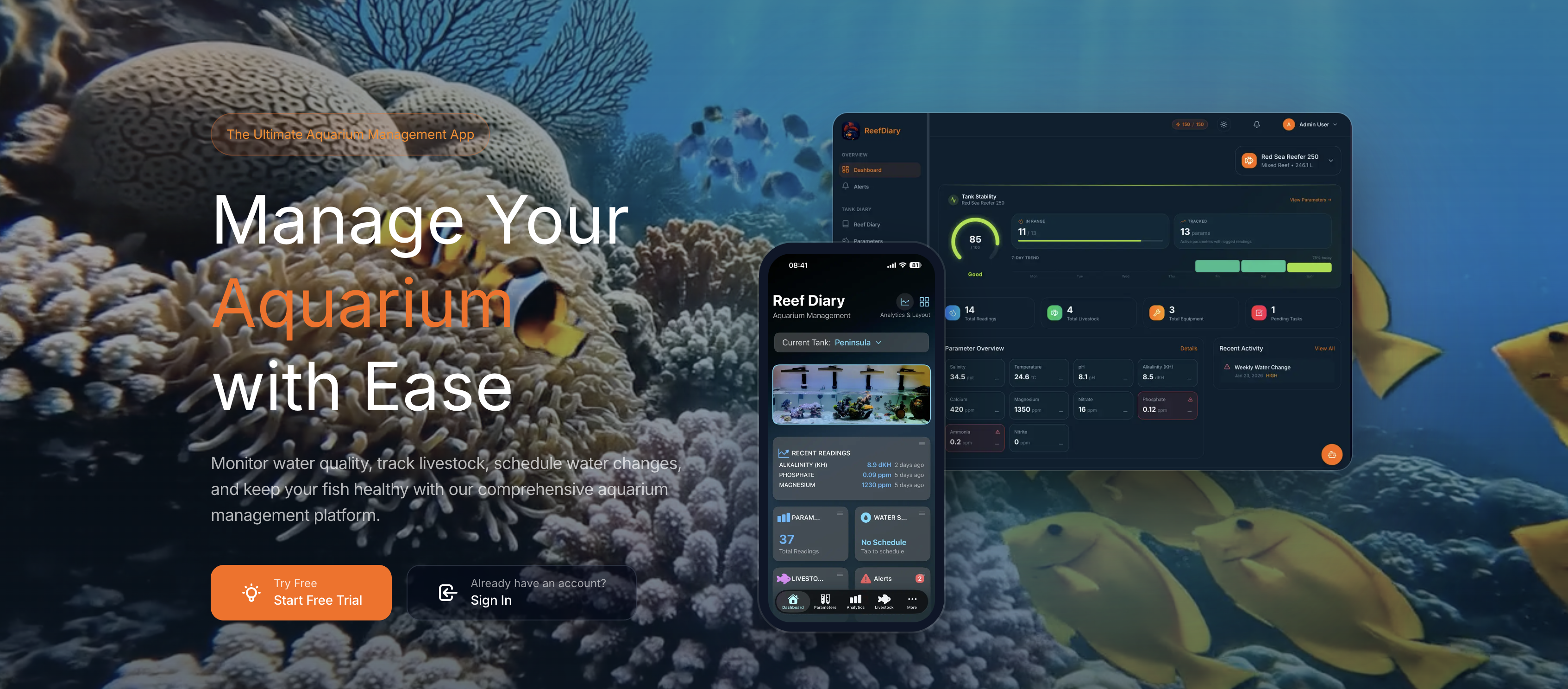 ReefDiary.io - Because Someone Had To